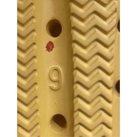 New Beach Slides Sandee Sandal Yellow EVA Size 9 - Picture 8 of 8